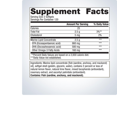 OmegaGenics Fish Oil EPA-DHA 720 mg